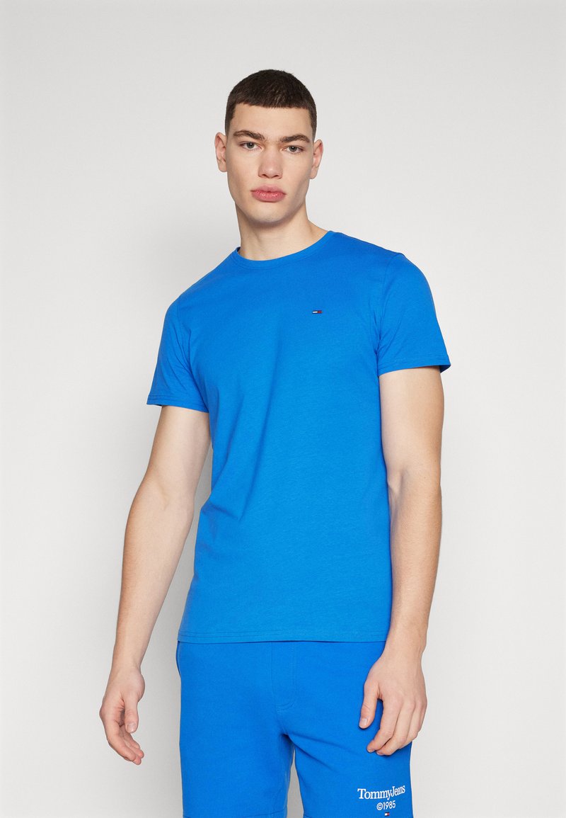 Tommy Jeans SLIM TEE - T-shirt - bas - persian blue
