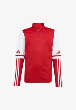 adidas Performance SQUADRA HALFZIP - Langarmshirt - rotweiss