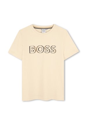 MANCHES COURTES - Print T-shirt - vanille