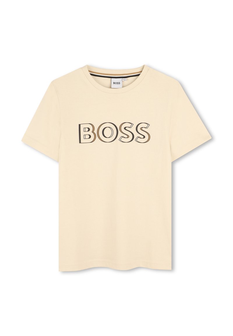 BOSS Kidswear T-shirt print beige BOSS Kidswear T-shirt print beige