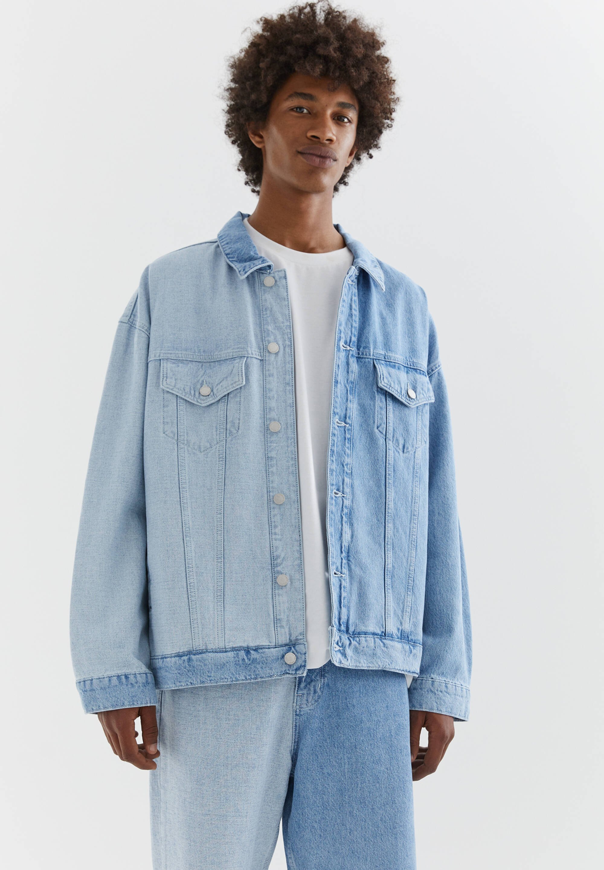 ice blue denim jacket