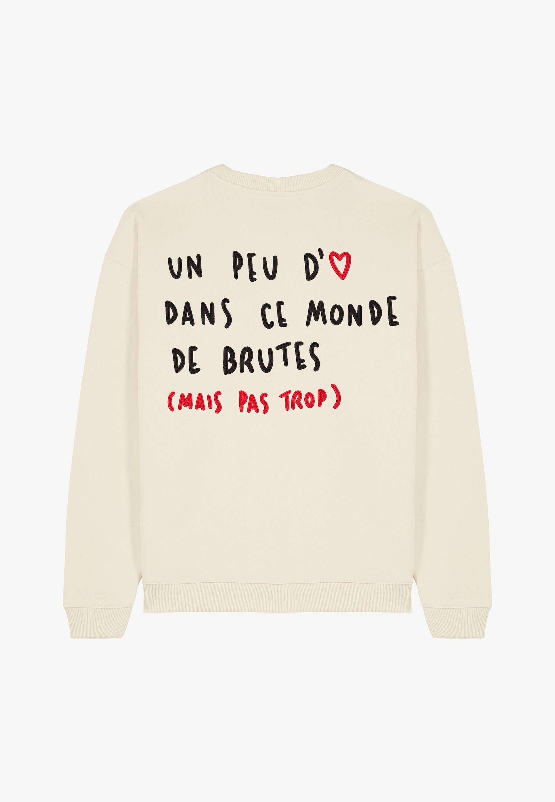 Mira Paris BRUTE BACK EMBROIDERY UNISEX OVERSIZE Sweatshirt