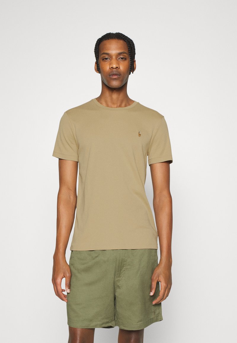 Polo Ralph Lauren CUSTOM SLIM FIT SOFT COTTON T-SHIRT - T-shirt básica - vintage khaki