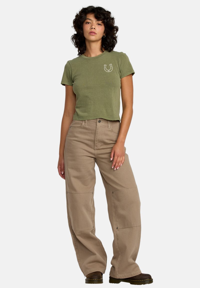 RVCA Broek donkerroze RVCA Broek donkerroze