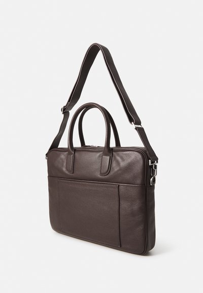 WANT Les Essentiels LESAGE PEBBLE GRAINED BAG UNISEX - Laptop bag - dark brown