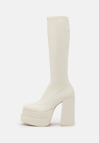 CYPRESS - Bottes à plateau - off white