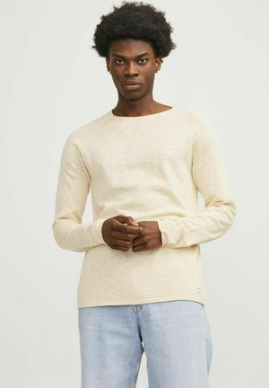 Jack & Jones MIT RUNDHALS - Pullover - apricot ice