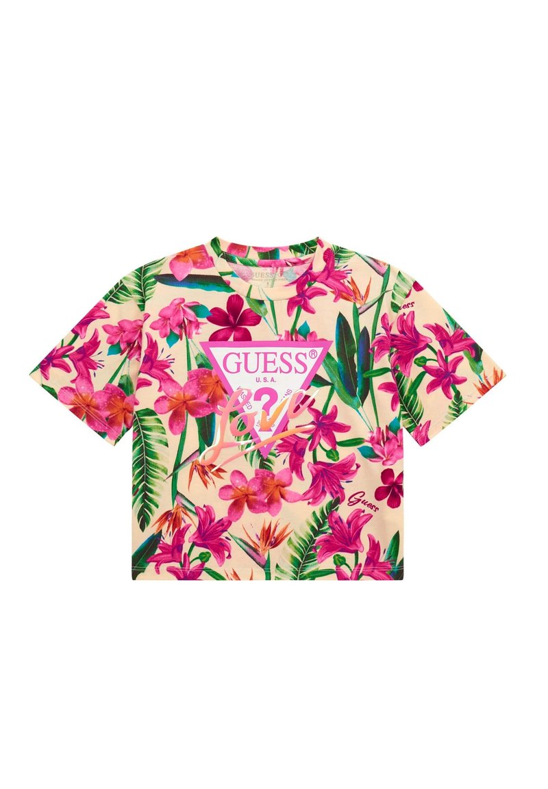 Guess - BLUMEN - T-Shirt print - blumenmuster, Vergrößern
