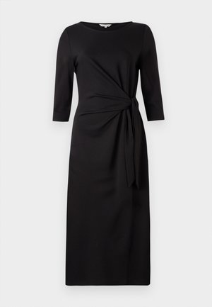 TOM TAILOR DRESS WITH KNOT - Vestido ligero - deep black