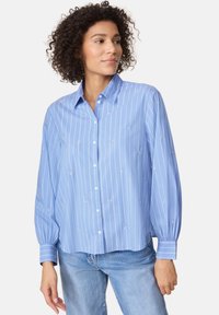 Gerry Weber LANGARM MIT DEKOR - Button-down blouse - dawn white stripes