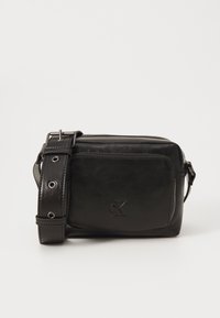 TUMBLED CAMERA BAG - Sac bandoulière - black