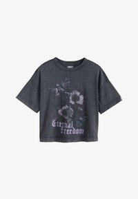 Non selezionato, charcoal grey floral
