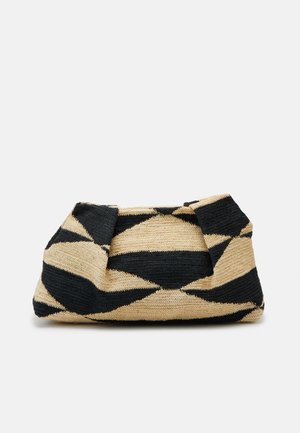 MEDIUM POUCH - Clutch - natural/black