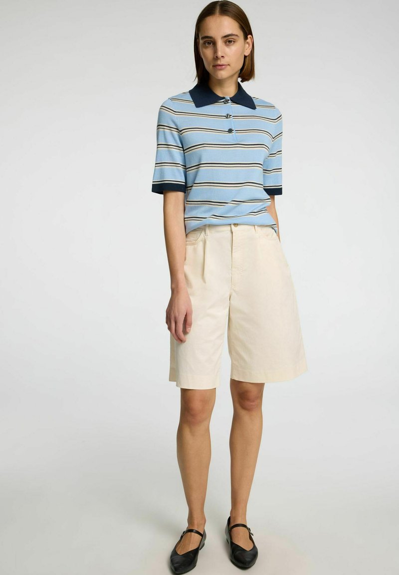 Selected Femme BERMUDA Shorts birch/crema