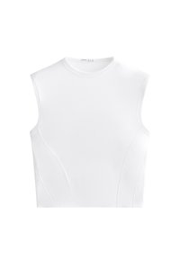 SOFT TOUCH SHORT-SLEEVED RIB - Jednoduché tričko - stone