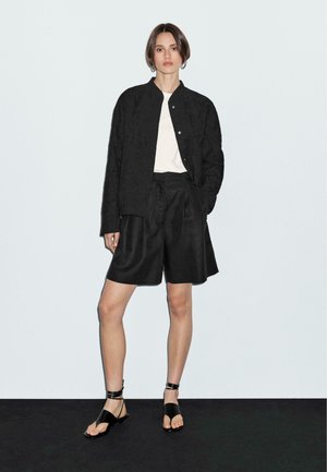 OVERSIZE BOMBER - Blouson Bomber - black