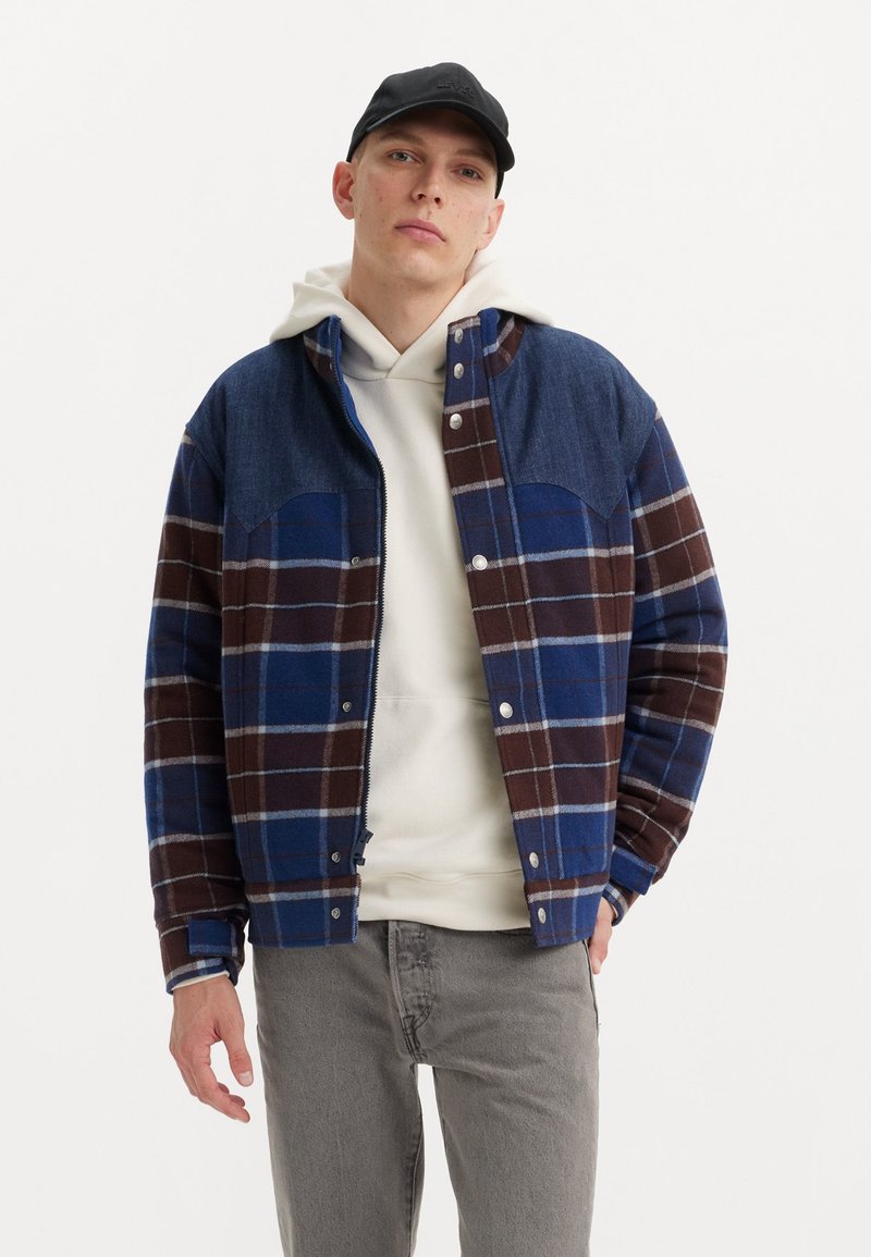 Levi's® WEBSTER WESTERN PUFFER Leichte Jacke crandle plaid allspice