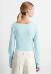 Marc O'Polo BOAT NECK - Pikkade varrukatega topp - morning sky