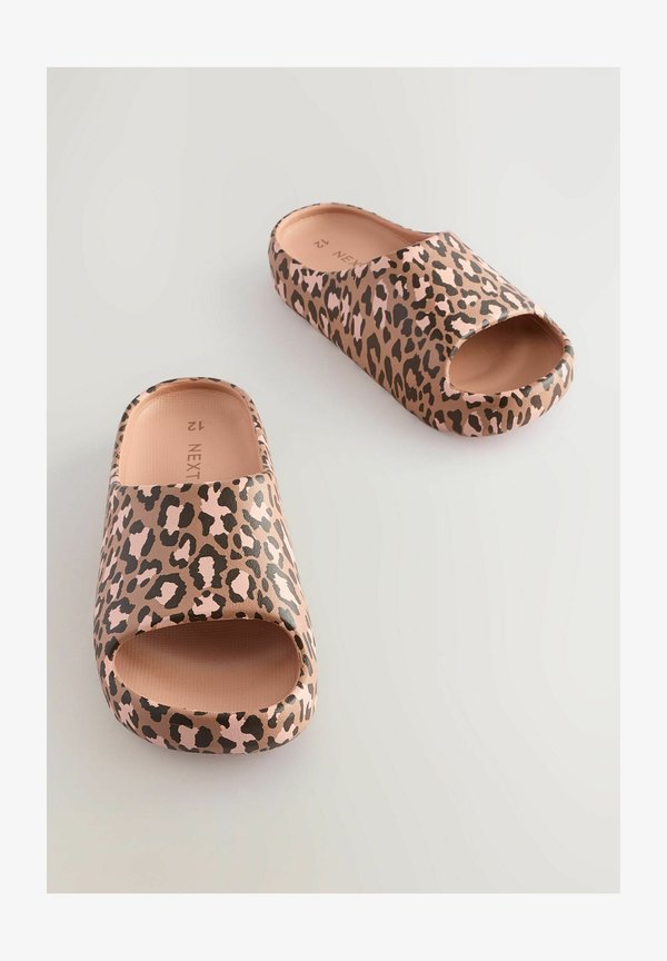 REGULAR FIT – CHUNKY – Badesandale – animal print