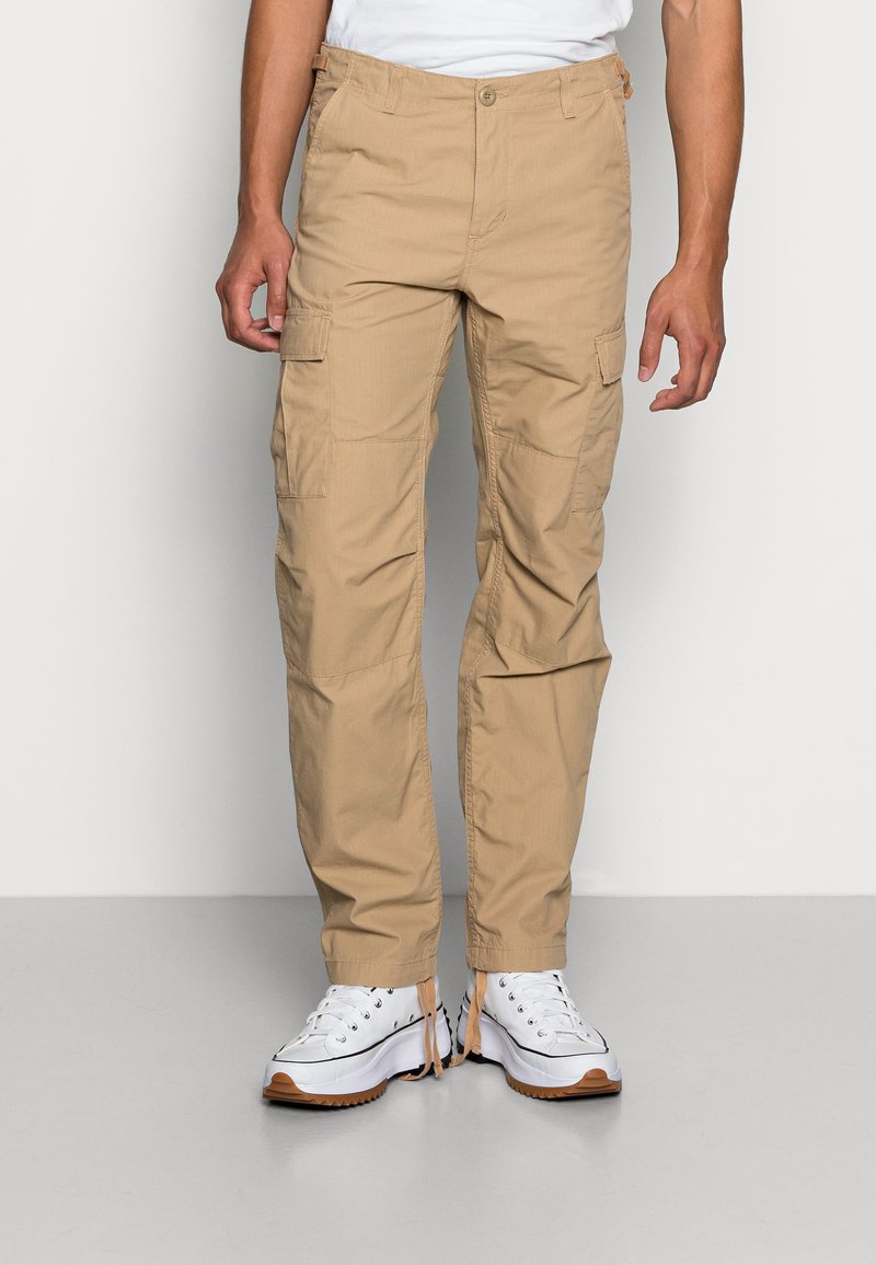 Carhartt WIP AVIATION PANT COLUMBIA - Calças cargo - dusty brown rinsed