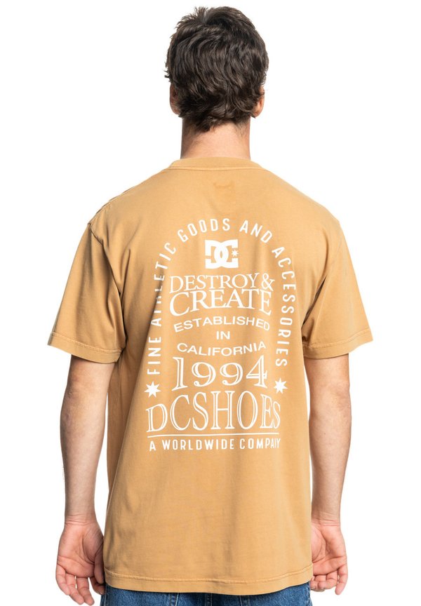 Print T-shirt - cmvw medal bronze acid wash