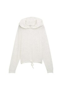 Kapuzenpullover - marble beige melange
