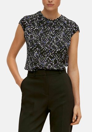 comma, Blouse - black