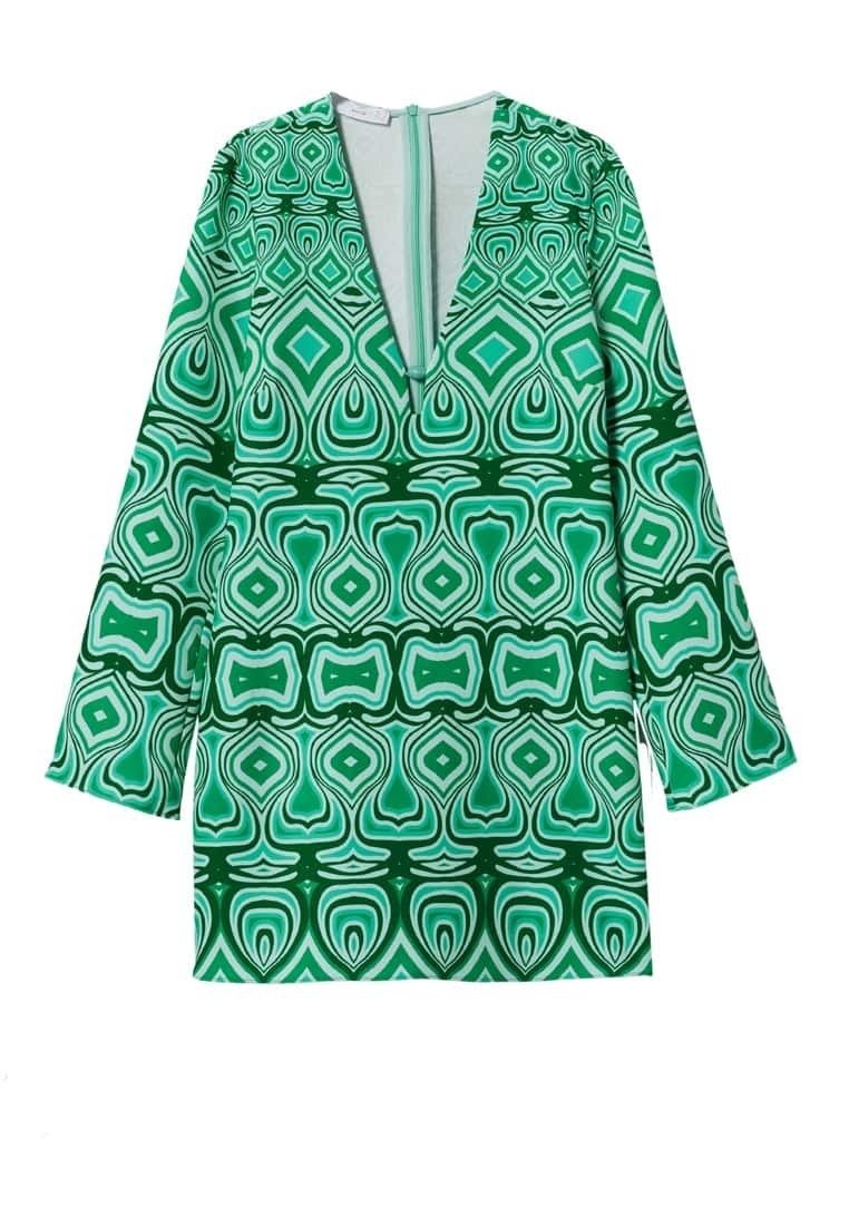 Mango Jurk groen