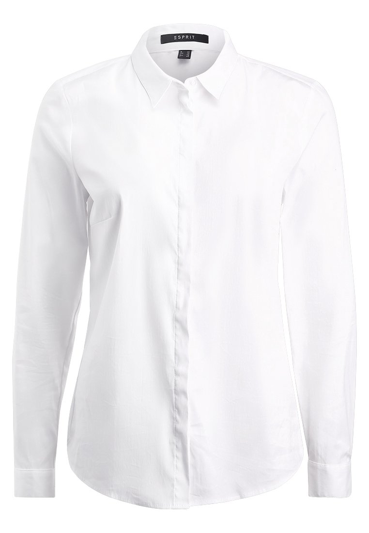 Esprit Collection SOFT BUSINESS Skjorte white Zalando.no Mango PETRA I Skjorte blanco roto Zalando.no