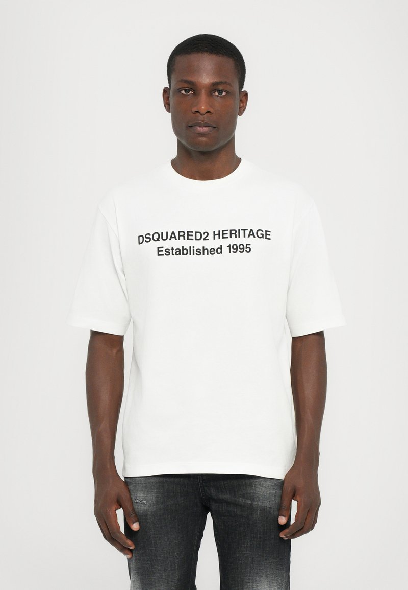 Dsquared2 Trükipildiga T-särk - white