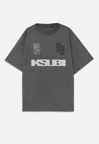 T-shirt print - charcoal