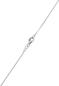 Sølv metal kæde med et fint, struktureret linkdesign og en lobster clasp lukning. Kæden har et strømlinet og minimalistisk udseende.