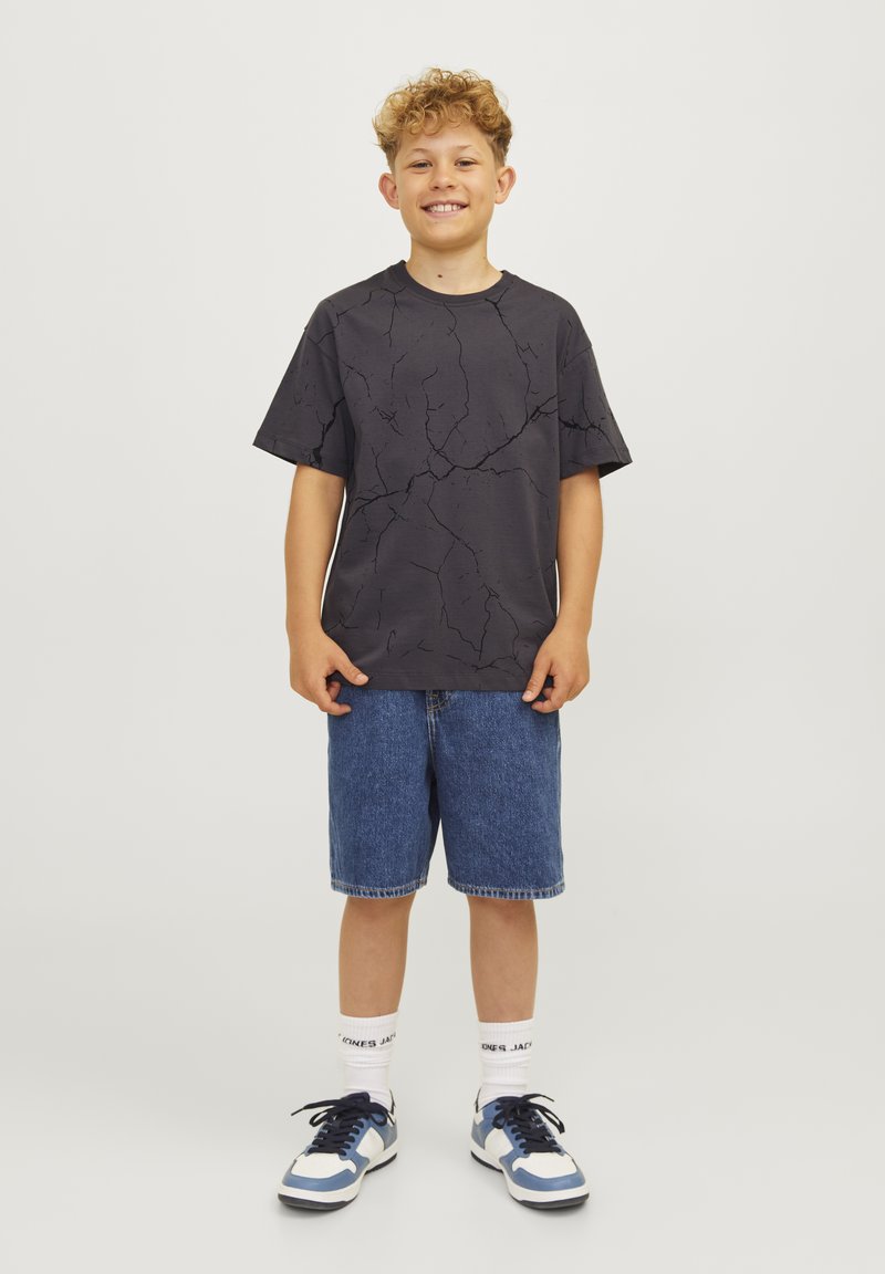 Jack & Jones Performance JJKEY LOOSE TEE CREW JNR - Marškinėliai su spaudiniu - asphalt