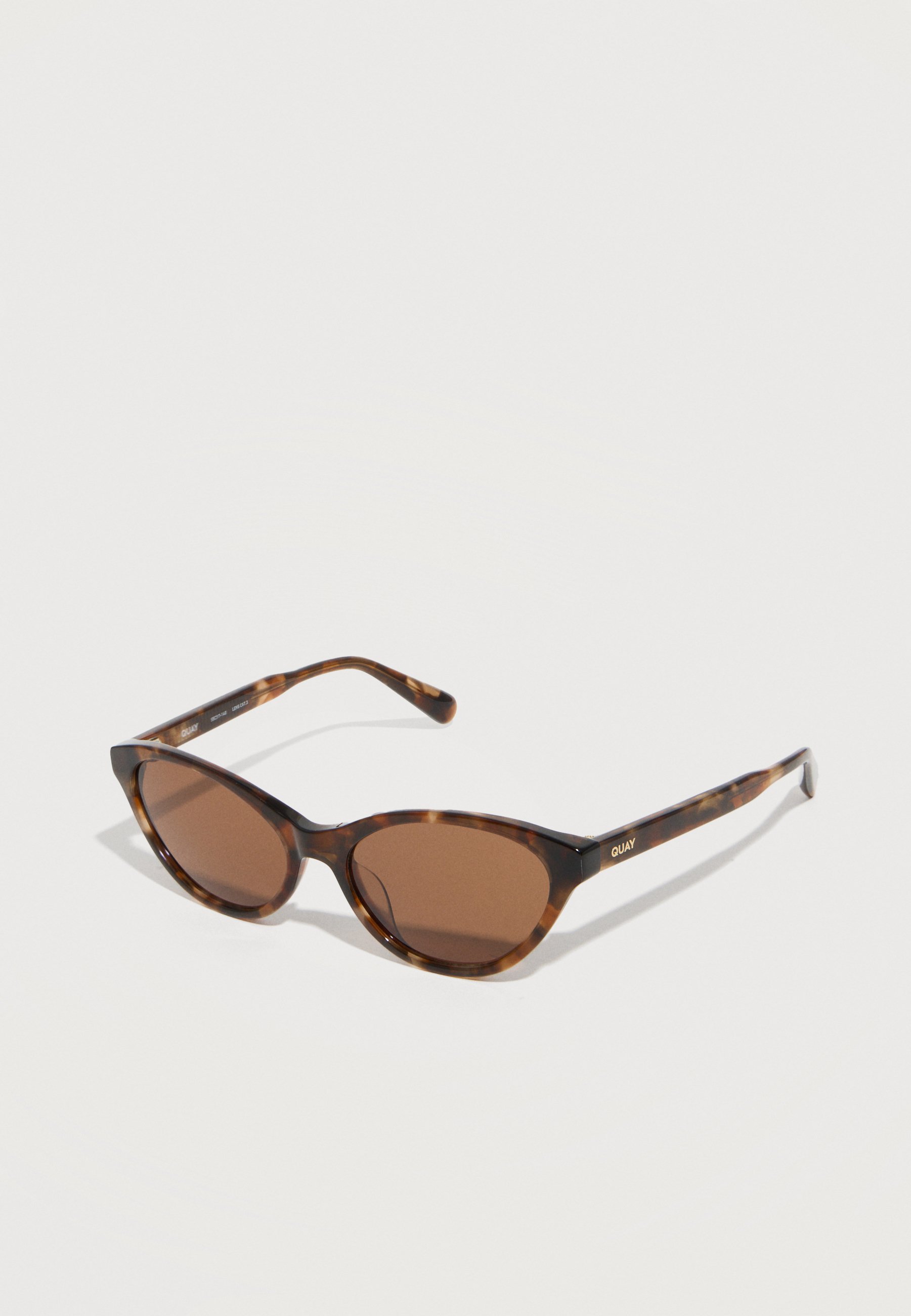 Quay Australia Women’s Tortoiseshell Cat-Eye Sunglasses with Brown Lenses EVER AFTER Oversized Square Sunglasses for Women – QUAY main image 2