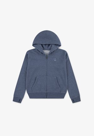 Abercrombie & Fitch ESSENTIALS FULL ZIP - Užtrauktuku užsegamas treningas - vintage indigo heather