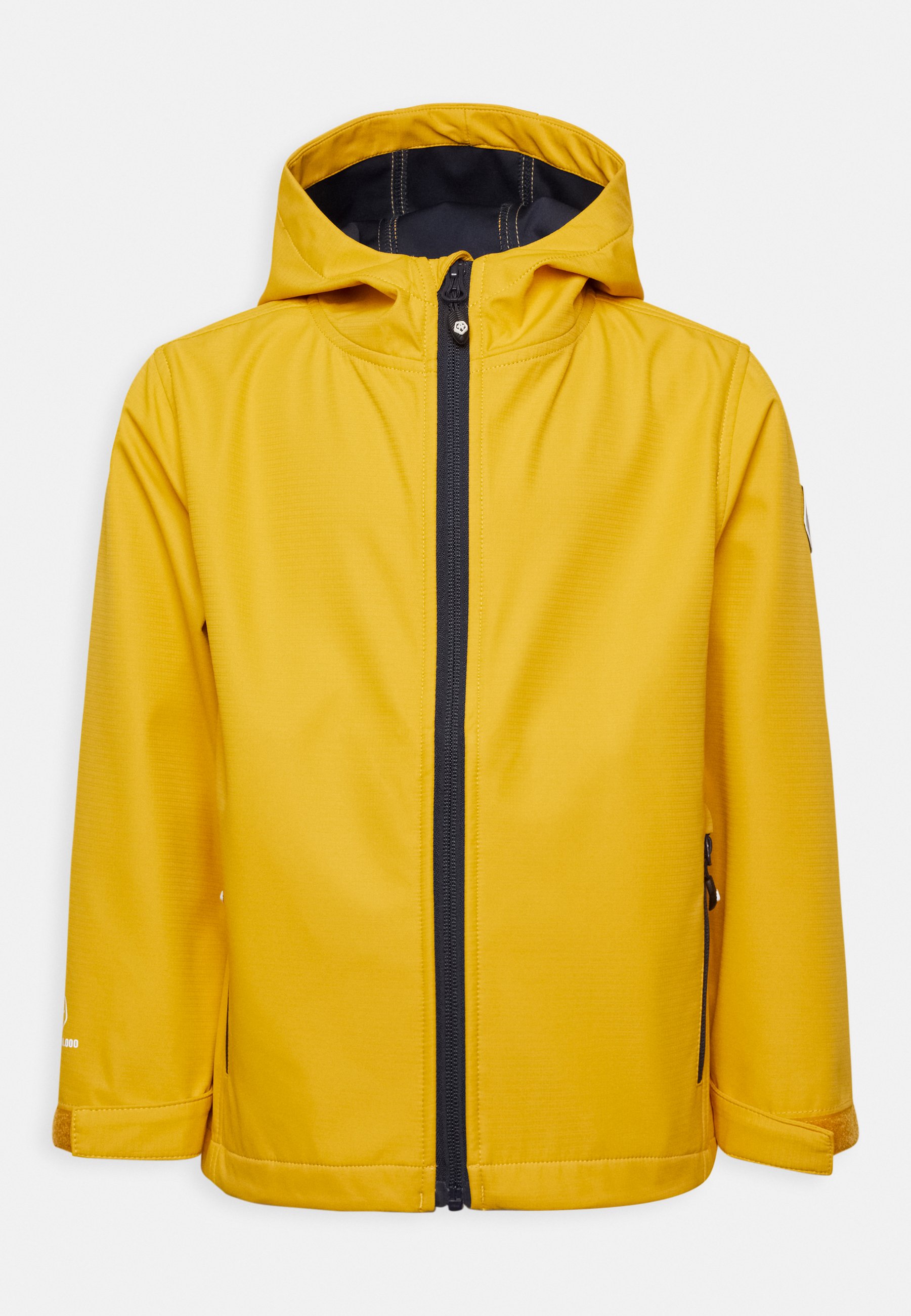 Color Kids Softshell Solid Soft Shell Jacket Mango Mojito, Size: 4y, Yellow