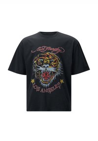 LA TIGER VINTAGE  - T-shirt con stampa - black