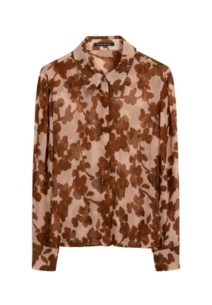 Luisa Cerano, LUISA CERANO BLUSE MIT FLOWER-PRINT - Button-down blouse - multi-colored