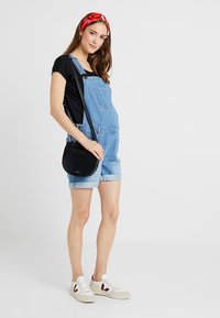 JoJo Maman Bébé DUNGAREES - Montérky - light blue denim