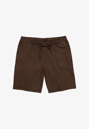 JP1880, PYJAMABROEK, SHORTS, ELASTISCHE BAND, T/M 8XL - Bas de pyjama - dark brown