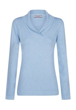SHAWL COLLAR  - Pullover - blue
