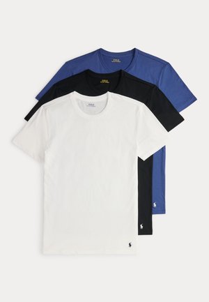 Polo Ralph Lauren CREW 3 PACK - Φανέλα - black/old royal/white