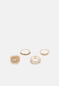 ALBANNA 4 PACK - Bague - gold-coloured/clear