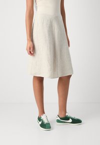 Marc O'Polo SKIRT FLARED SHAPE KNEE LENGTH - A-line skirt - mottled beige