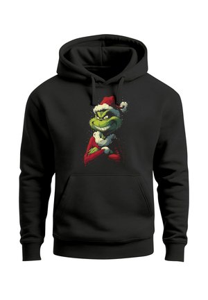 GRINCH AUFDRUCK - Kapuzenpullover - schwarz