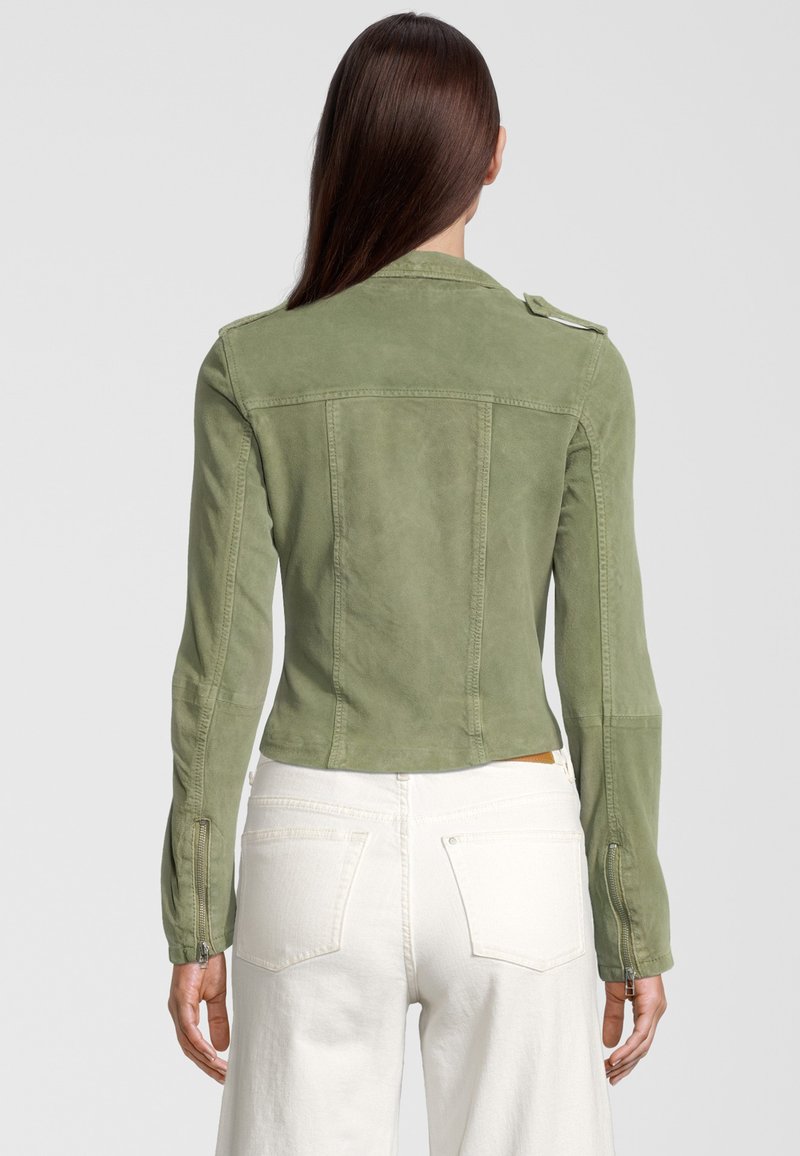 Damen Leichte Jacken | Goosecraft MARLIN Lederjacke olive moss/oliv - QC78204 Damen Leichte Jacken | Goosecraft MARLIN Lederjacke olive moss/oliv - QC78204