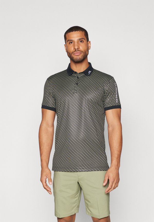 TECH PRINT - Polo shirt - olive