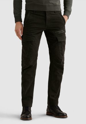 PME Legend, NORDROP TAPERED FIT CARGO PANTS - - Pantalones cargo - black