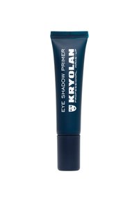 Kryolan eye shadow primer in a dark blue tube with white text. Features a tapered nozzle and a matte finish. Compact design for easy application.