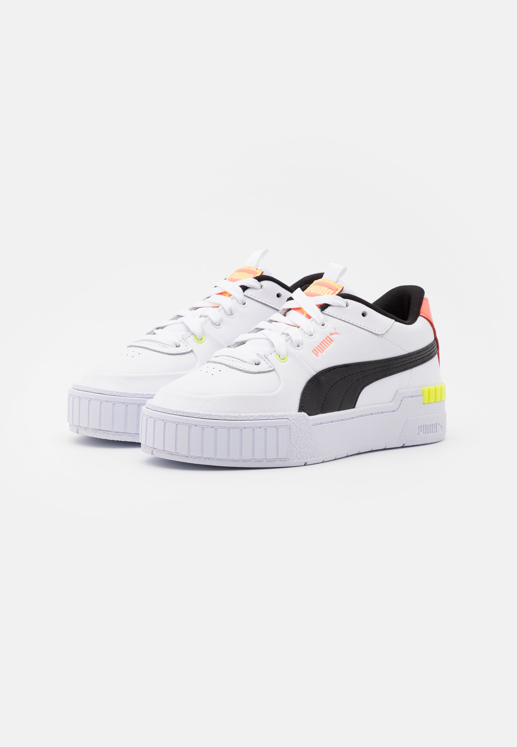 Puma CALI SPORT - Sneaker low - white/black/peach/weiß - Zalando.ch